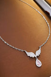 ANGEL WINGS BEADS DROP NECKLACE