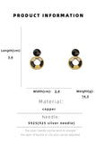 COLORED HOOD DANGLE EARRINGS