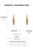 LEAVES DROP FASHION EARRINGS