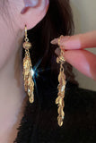LEAVES DROP FASHION EARRINGS
