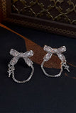 RIBBON STUD FASHION EARRINGS