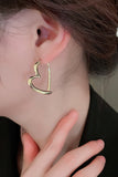 HEART HOOP FASHION EARRINGS