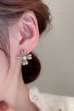 BEADS DECKED STUD EARRINGS