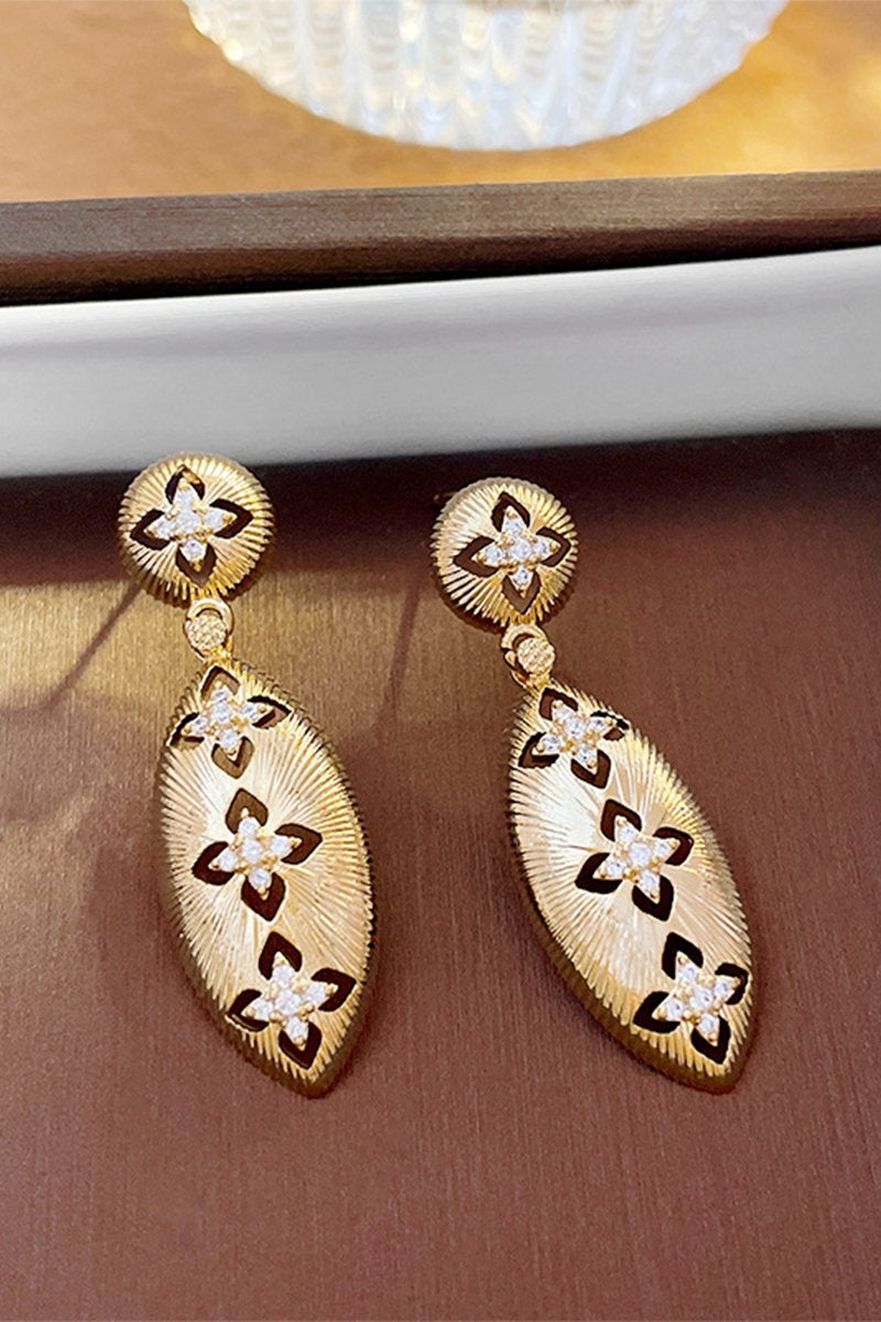 PATTERNED FASHION DANGLE EARRINGS