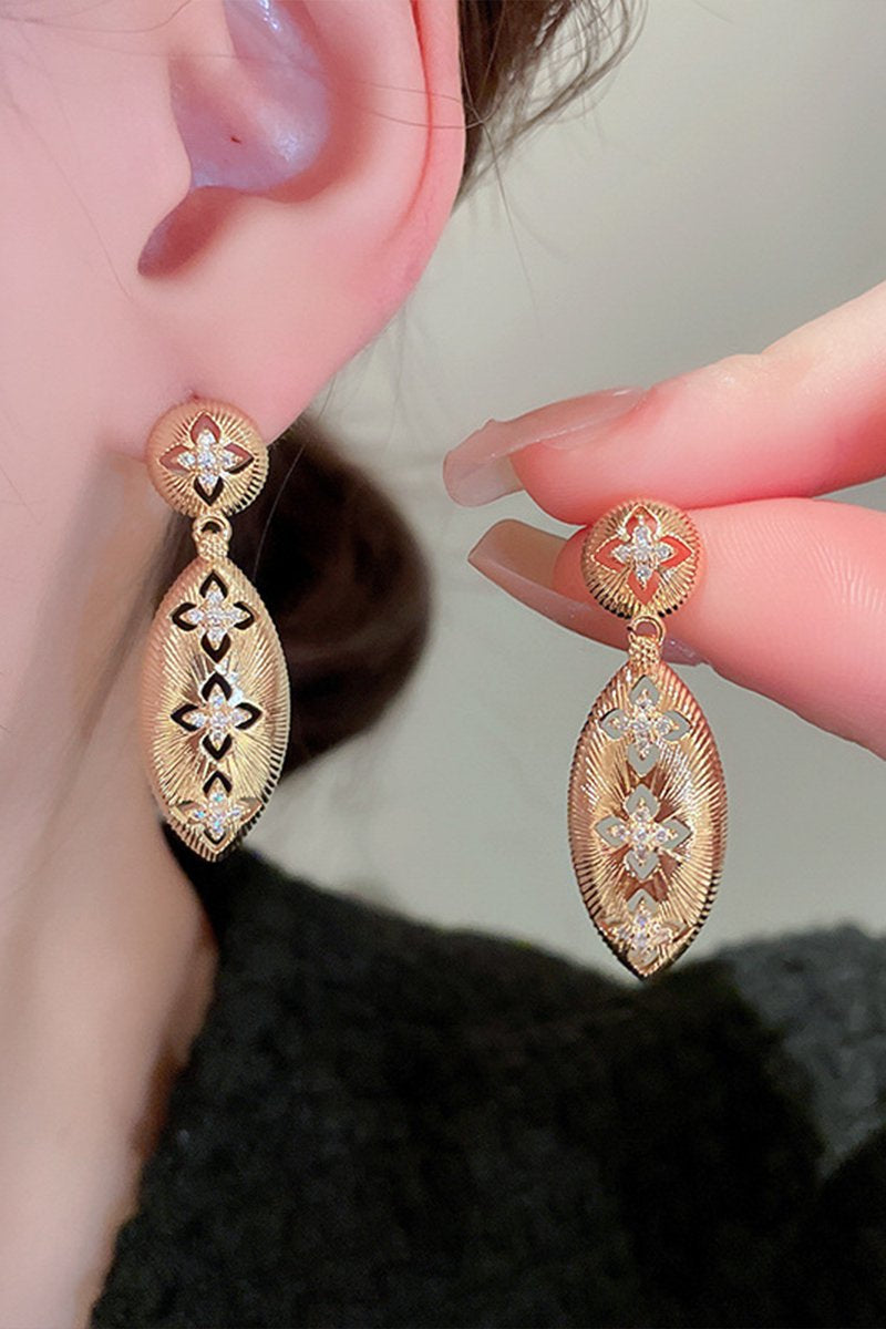 PATTERNED FASHION DANGLE EARRINGS