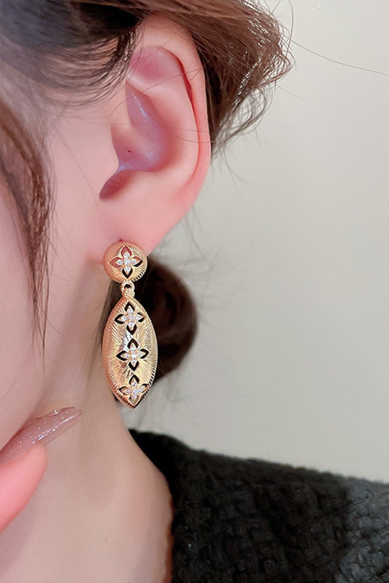 PATTERNED FASHION DANGLE EARRINGS