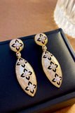 PATTERNED FASHION DANGLE EARRINGS