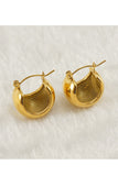 18K GOLD PLATED STAINLESS STEEL EARRINGS