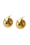 18K GOLD PLATED STAINLESS STEEL EARRINGS