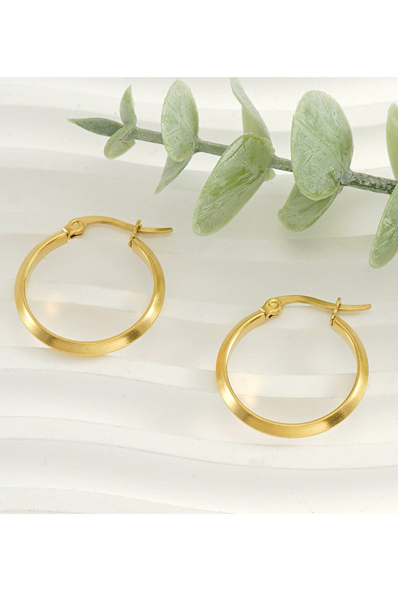 18K GOLD PLATED STAINLESS STEEL EARRINGS