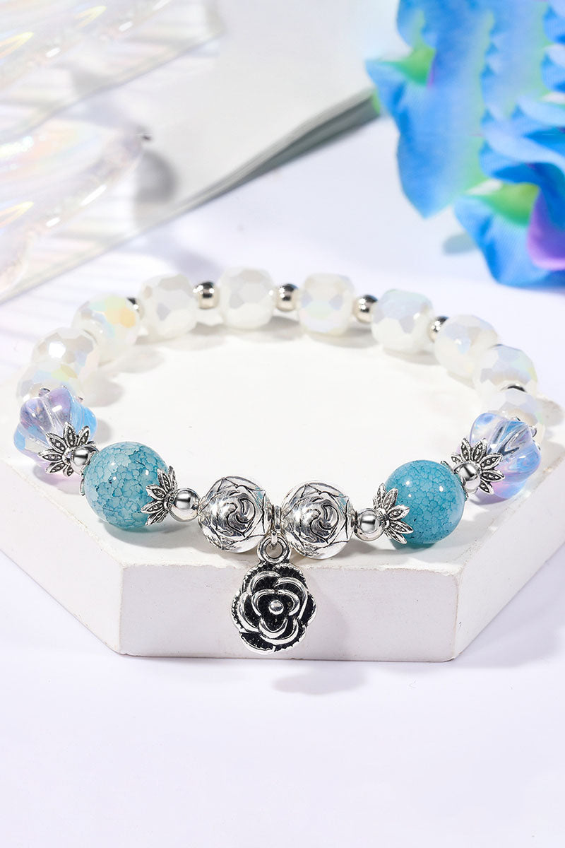 WOMEN FASHION CRYSTAL BEADED BRACELET