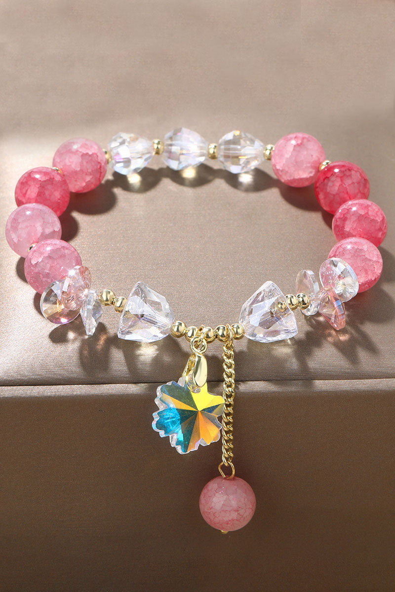 WOMEN FASHION CRYSTAL BEADED BRACELET