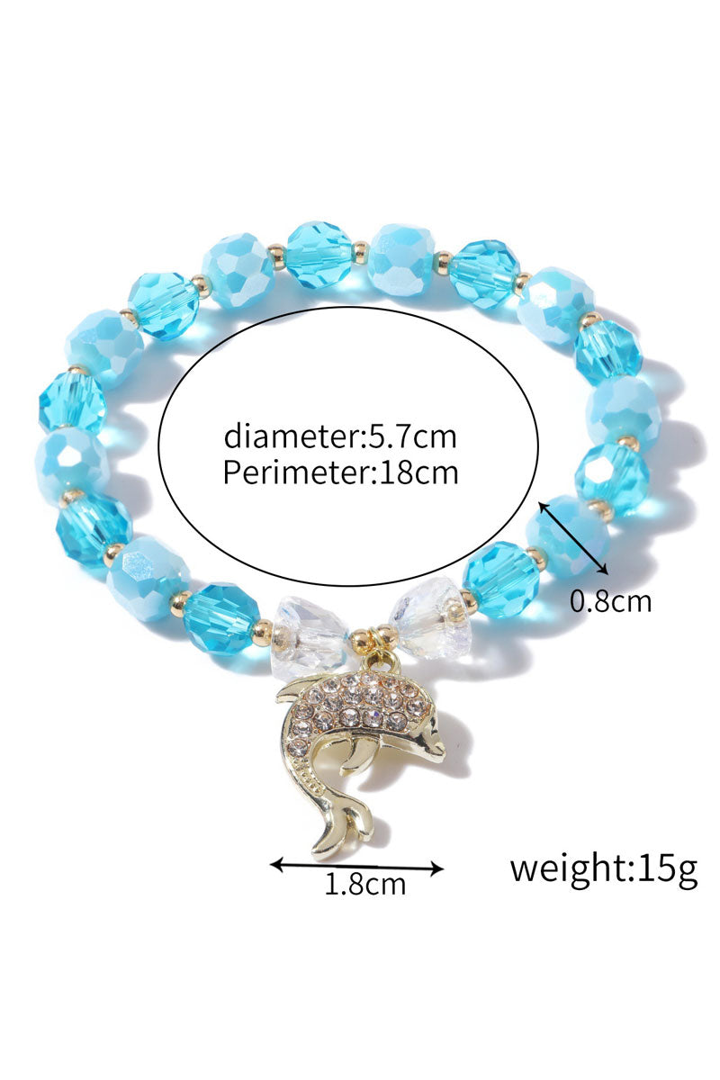 WOMEN FASHION CRYSTAL BEADED BRACELET