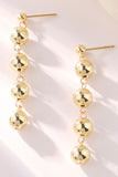 RETRO PEARL DECOR DROP EARRINGS