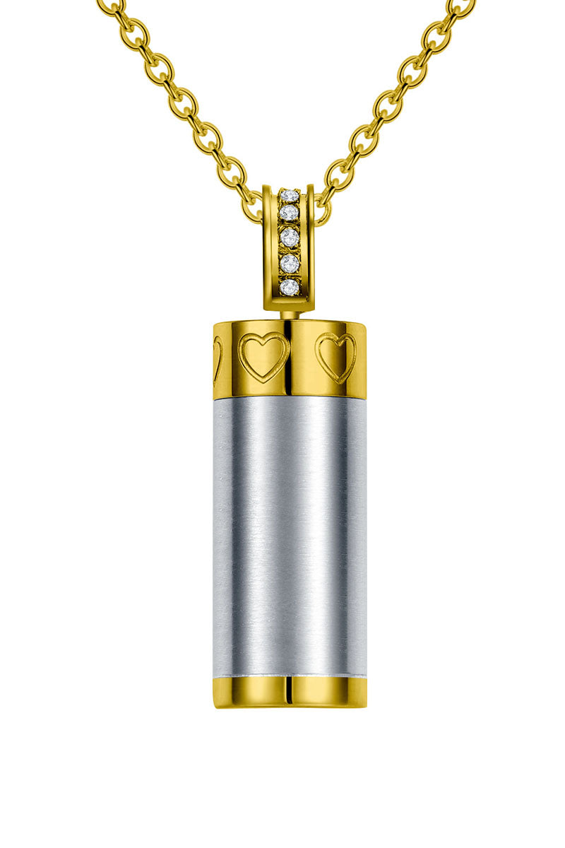 WATER BOTTLE SHAPED PENDANT NECKLACE