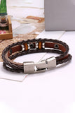 VINTAGE PU LEATHER FASHIONABLE BANGLE BRACELET