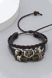 BEADED SIMPLE LEATHER MULTI-LAYER BRACELET