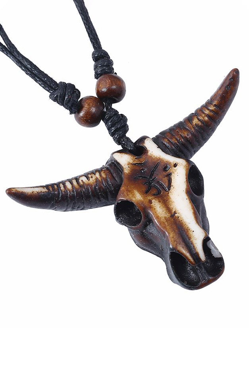 FASHION HIP-HOP PERSONALITY BULL HEAD NECKLACE