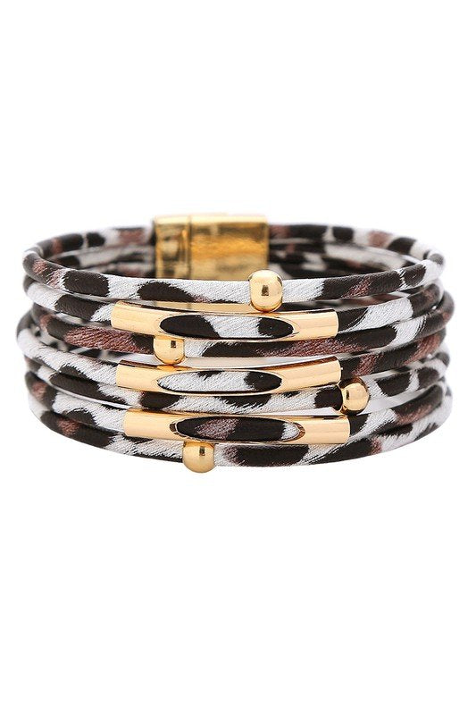 LEOPARD PATTERN STYLISH FASHION BRACELET