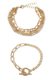 FASHIONABLE THICK CHAIN MULTILAYER BRACELET