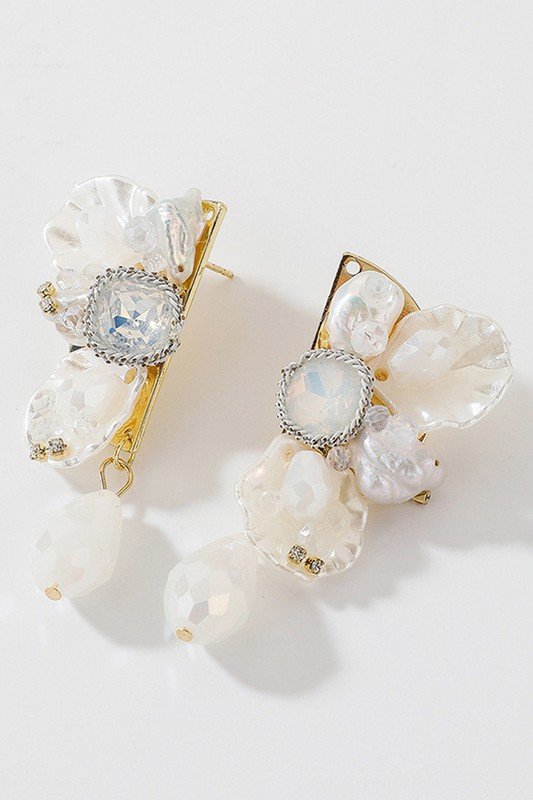 FLOWER RETRO LUXURY EARRINGS