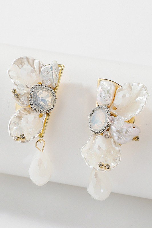 FLOWER RETRO LUXURY EARRINGS