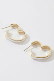 SIMPLE HEART FASHION EARRINGS