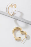 SIMPLE HEART FASHION EARRINGS