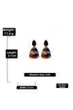 RETRO CONTRAST COLOR PAINTING EARRINGS