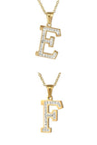 FASHION ALPHABET PENDANT NECKLACE