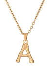 FASHION SIMPLE ALPHABET PENDANT NECKLACE