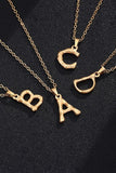 FASHION SIMPLE ALPHABET PENDANT NECKLACE