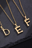 FASHION SIMPLE ALPHABET PENDANT NECKLACE