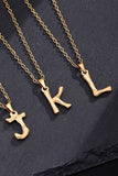 FASHION SIMPLE ALPHABET PENDANT NECKLACE