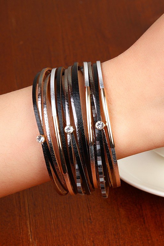 SLIM LAYERED FASHION BRACELET