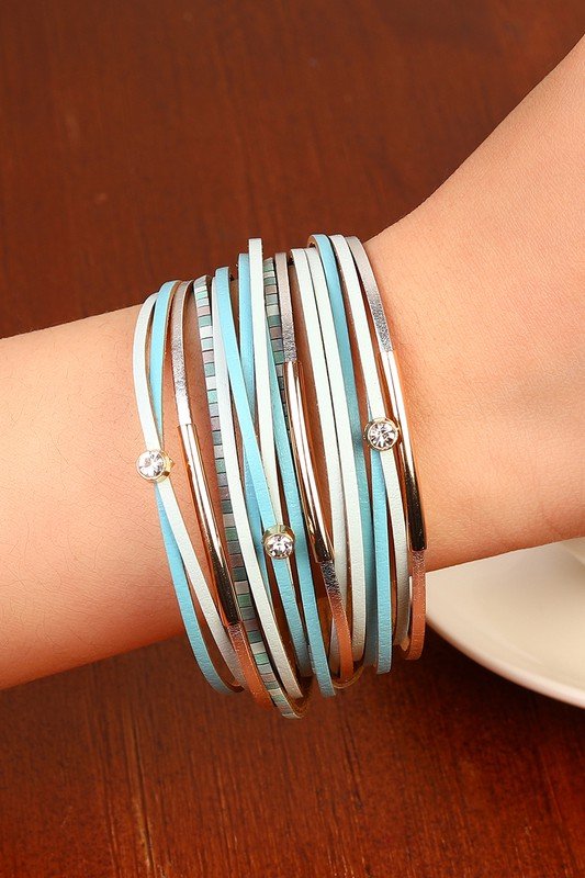 SLIM LAYERED FASHION BRACELET