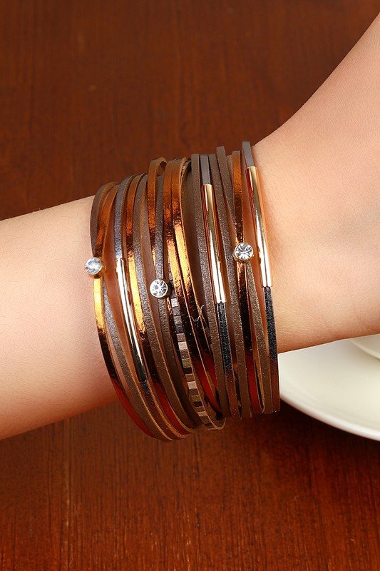 SLIM LAYERED FASHION BRACELET