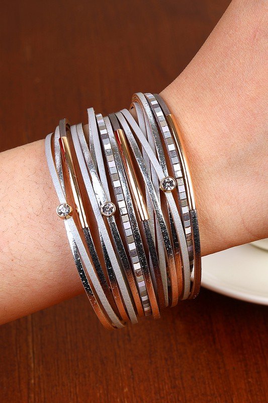 SLIM LAYERED FASHION BRACELET