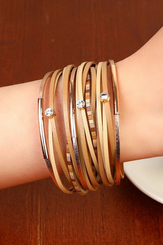 SLIM LAYERED FASHION BRACELET