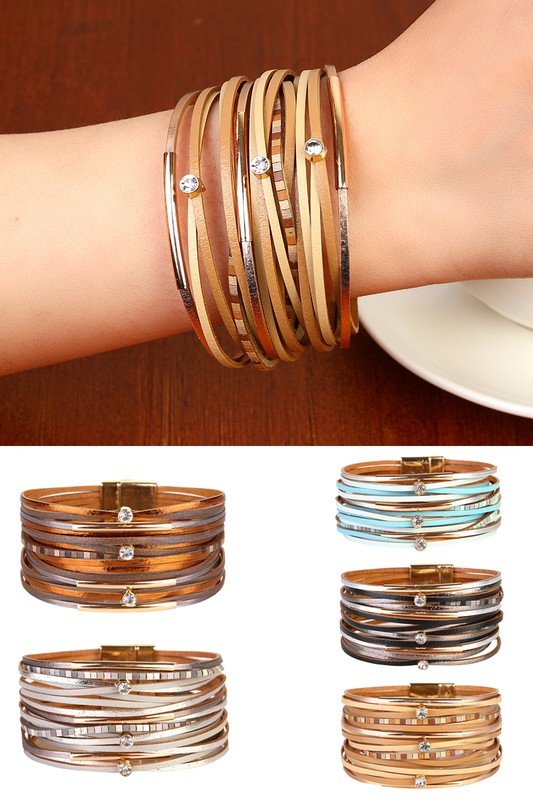 SLIM LAYERED FASHION BRACELET