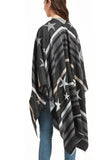 STAR STRIPE TRENDY SHAWL WRAP