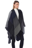 DANDY PLAID FASHION SHAWL WRAP, (L)51.2″ (W)59.1″