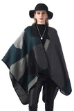 DANDY PLAID FASHION SHAWL WRAP, (L)51.2″ (W)59.1″