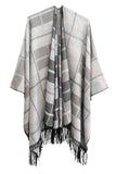 PLAID PATTERN FASHION SHAWL WRAP