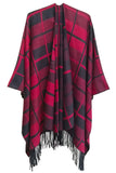 PLAID PATTERN FASHION SHAWL WRAP