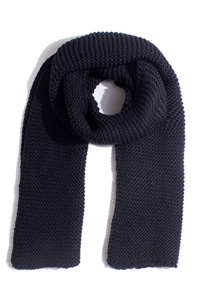 WAFFLE KNIT CASUAL SCARF