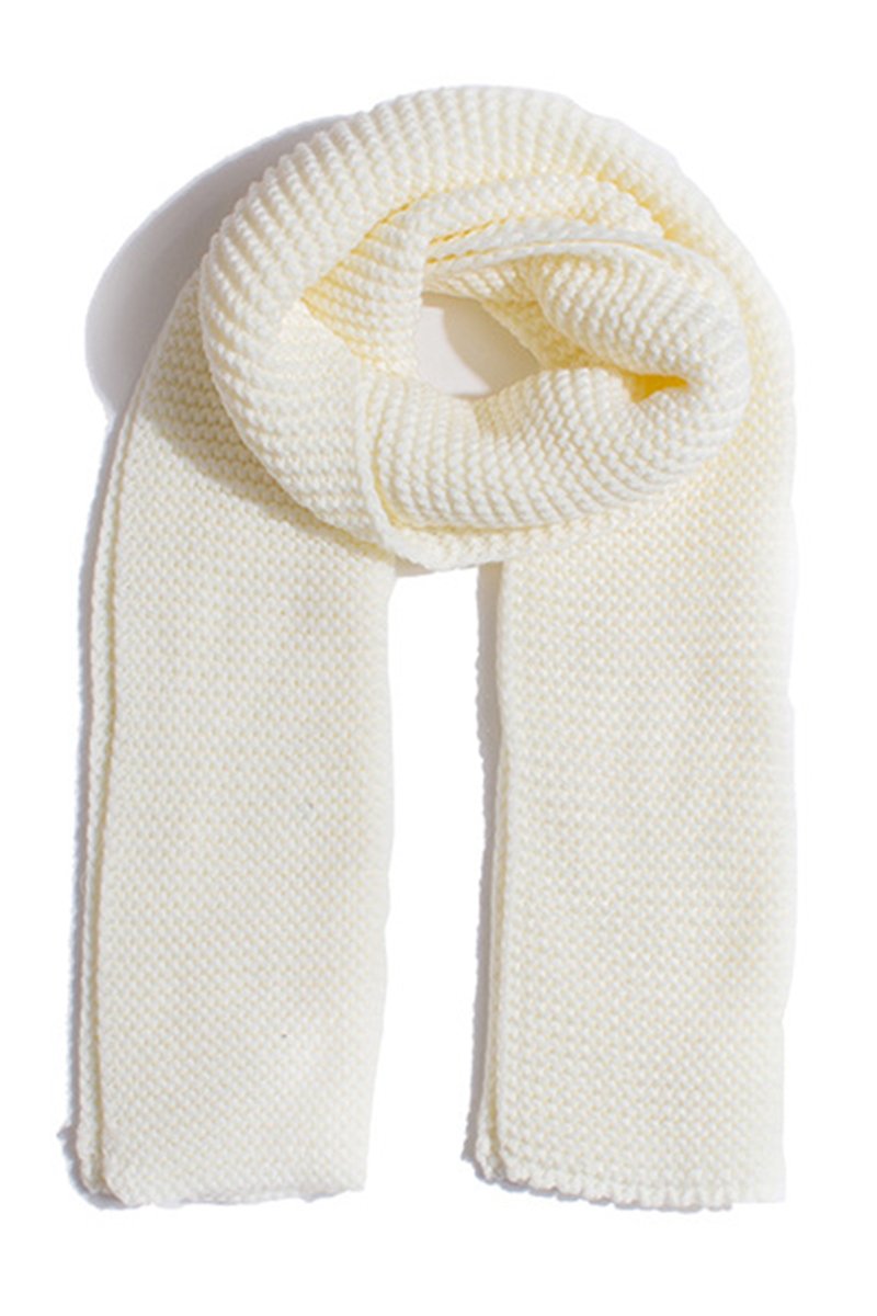 WAFFLE KNIT CASUAL SCARF