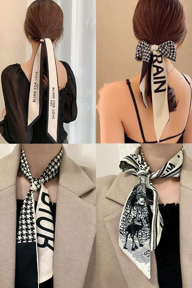 POLKA DOT PATTERN SCARF