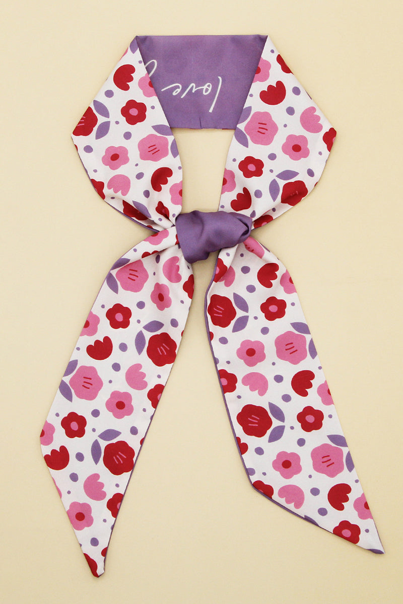 FLOWER PRINT SCARF