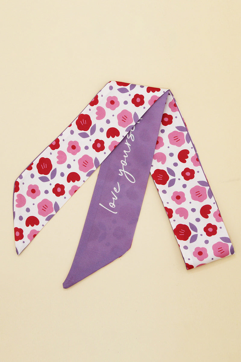 FLOWER PRINT SCARF